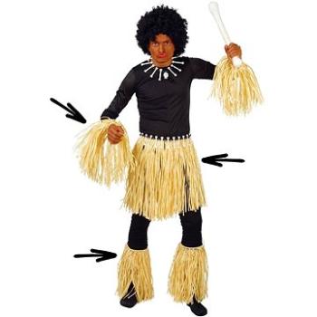 Kostým Zulu – Afro Sada – Unisex – Hawaii (8434077183946)