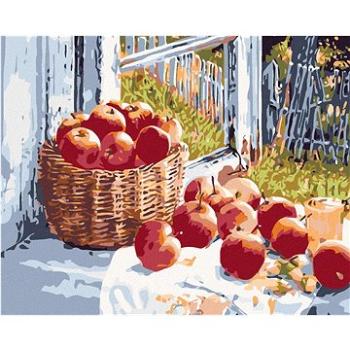 Maľovanie podľa čísel – Jablká na okne (HRAmal00348nad)