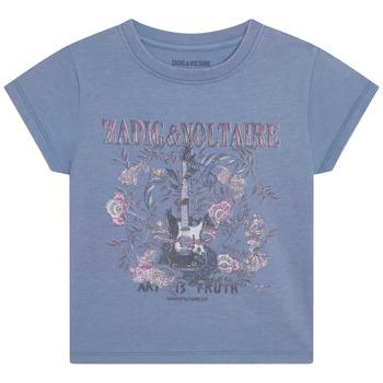 Zadig & Voltaire  Tričká s krátkym rukávom X15383-844-C  Modrá