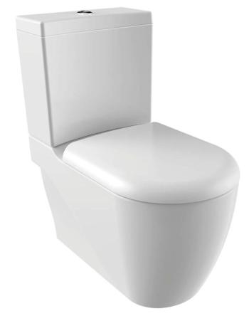 SAPHO - GRANDE WC kombi XL, spodný / zadný odpad, biela GR360