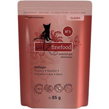 Catz finefood Kapsička CF No.3 s hydinovým mäsom 85 g (4260101760883)