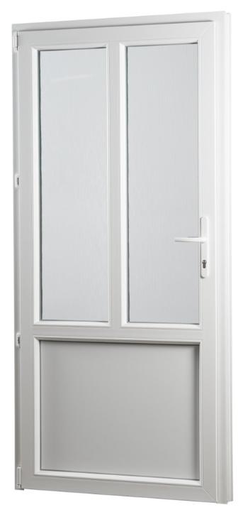 SKLADOVE-OKNA.sk - Vedľajšie vchodové dvere PREMIUM, ľavé - 880 x 2080 mm, barva biela/zlatý dub