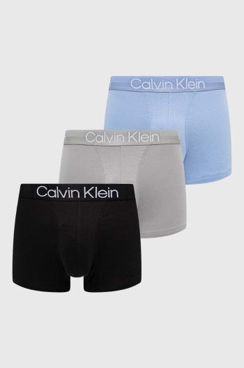 Boxerky Calvin Klein Underwear 3-pak pánske, zelená farba, 000NB2970A