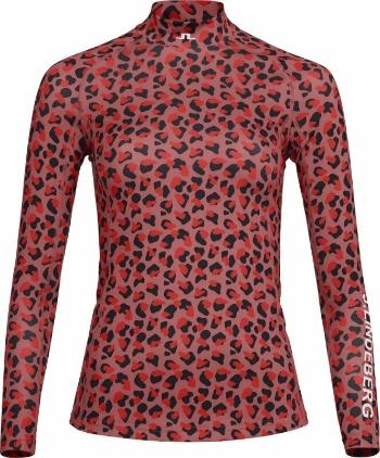 J.Lindeberg Asa Print Soft Compression Top Faded Rose Animal 2XL Termo Oblečenie