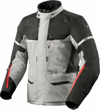 Rev'it! Outback 4 H2O Silver/Black 3XL Textilná bunda