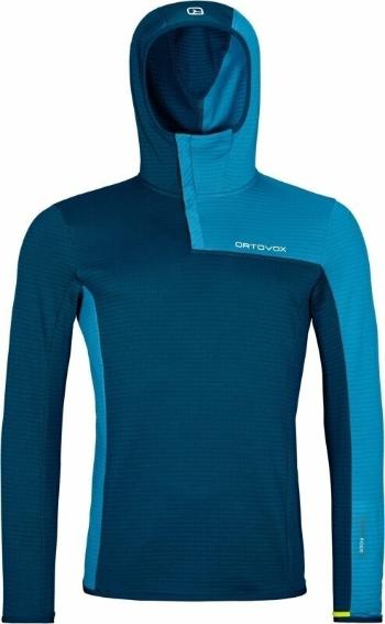 Ortovox Outdoorová mikina Fleece Light Grid SN Hoody M Petrol Blue XL