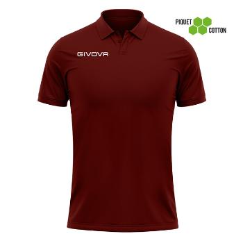 POLO COTONE PIQUET SUMMER GRANATA Tg. 2XL