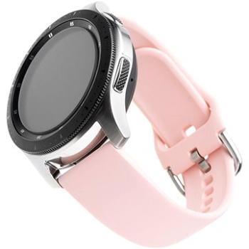 FIXED Silicone Strap Universal pre smartwatch so šírkou 20 mm ružový (FIXSST-20MM-PI)