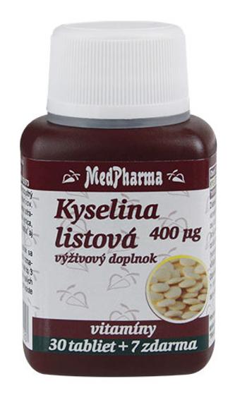 MedPharma Kyselina listová 400 µg, 37 tabliet