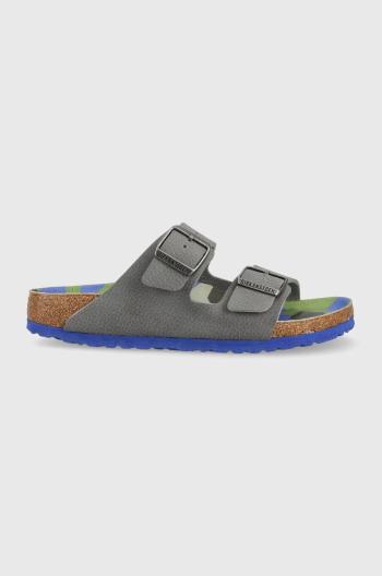 Detské šľapky Birkenstock Arizona Kids BF šedá farba