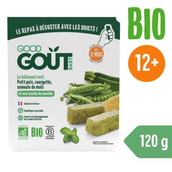 GOOD GOUT BIO BLW Tyčinky z hrášku a cukety (120 g)