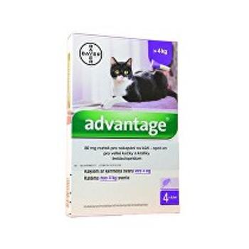 Advantage 80 10% 4x0,8ml pre mačky nad 4kg