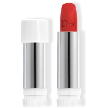 DIOR Rouge Dior The Refill dlhotrvajúci rúž náhradná náplň odtieň 888 Strong Red Matte 3,5 g