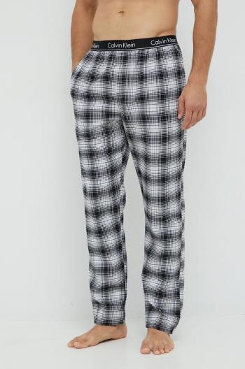 Pyžamové nohavice Calvin Klein Underwear pánske, čierna farba, vzorovaná