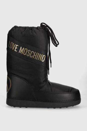 Snehule Love Moschino čierna farba, JA24032G1HISY000