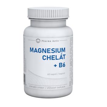 PHARMA ACTIV Magnesium chelát + B6 60 kapsúl