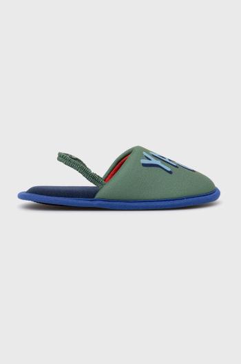 Detské papuče United Colors of Benetton šedá farba