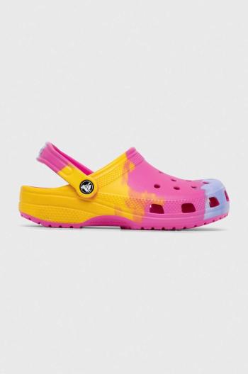 Detské šľapky Crocs CLASSIC OMBRE CLOG fialová farba