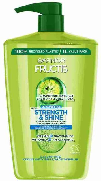 Garnier Fructis Strength & Shine posilňujúci šampón na vlasy pre všetky typy vlasov bez lesku a sily, 1000 ml