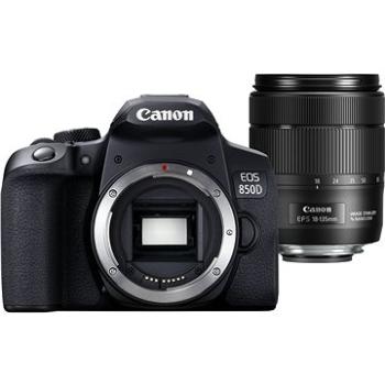 Canon EOS 850D čierny + 18 – 135mm IS USM (3925C020)