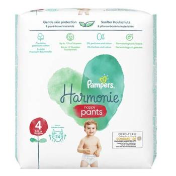 PAMPERS Pants plienkové nohavičky Harmónia veľ. S4 9-15 kg 24 ks