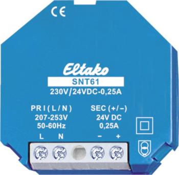 Eltako SNT61-230V/24VDC-0,25A sieťový zdroj na montážnu lištu (DIN lištu)   0.25 A 6 W 1 x