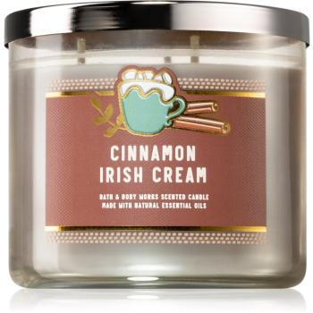 Bath & Body Works Cinnamon Irish Cream vonná sviečka 411 g