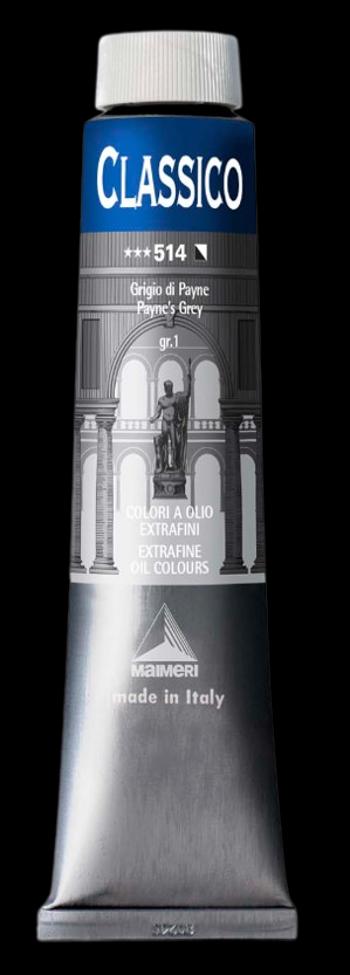 MAIMERI CLASSICO - Extra jemné olejové farby 514 - paynes grey, 0,2 L