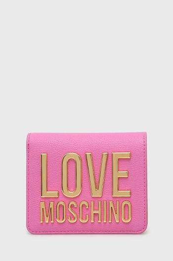 Peňaženka Love Moschino dámsky, ružová farba