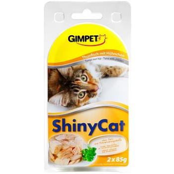 GimCat Shiny Cat tuniak krevety maltóza 2× 70 g (4002064413556)