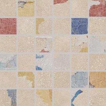 Mozaika Rako Betonico viacfarebná 30x30 cm mat WDM06797.1