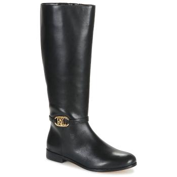 Lauren Ralph Lauren  BRIDGETTE-BOOTS-TALL BOOT  Čižmy do mesta Čierna