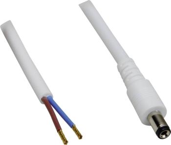TRU COMPONENTS TC-2516014 nízkonapäťový pripojovací kábel nízkonapäťová zástrčka - kábel, otvorený koniec 5.5 mm 2.50 mm