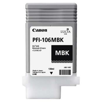 CANON PFI-106 MBK - originálna cartridge, matne čierna, 130ml