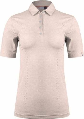 Kjus Womens Ally Cooling SS Blush Pink Melange 34 Polo košeľa