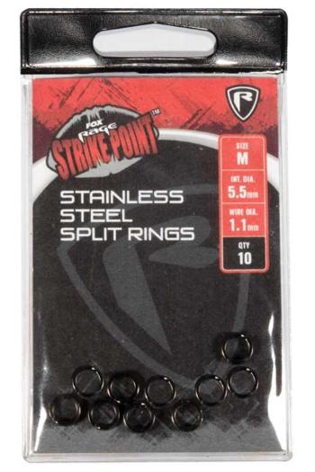 Fox rage krúžky strike point stainless steel split ring - small