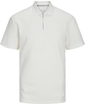 Jack&Jones Pánske polo tričko JPRCCJOHNNY Standard Fit 12255578 Cloud Dancer XL