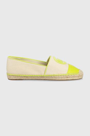 Espadrilky MICHAEL Michael Kors Kendrick zelená farba, 40S3KNFP1D