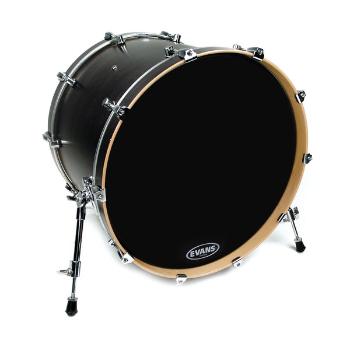 Evans 20'' Resonant Black Bass drum