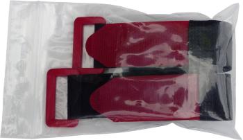 TRU COMPONENTS 688-330-Bag pásik so suchým zipsom s popruhom háčiková a flaušová časť (d x š) 300 mm x 25 mm čierna, čer
