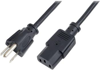 LogiLink napájací prepojovací kábel [1x NEMA 5-15 zástrčka - 1x zástrčka C13] 1.80 m čierna