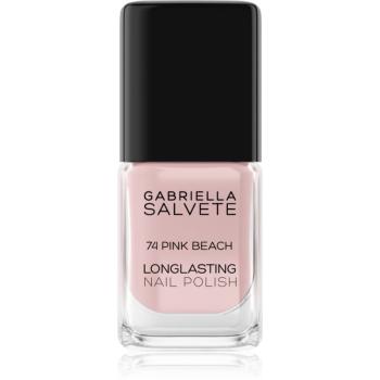 Gabriella Salvete Longlasting Enamel dlhotrvajúci lak na nechty s vysokým leskom odtieň 74 Pink Beach 11 ml