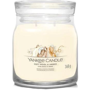 YANKEE CANDLE Signature 2 knôty Soft Wool & Amber 368 g (5038581144641)