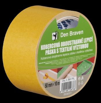 DEN BRAVEN - Kobercová lepiaca páska s textilnou výstuhou 50mmx25