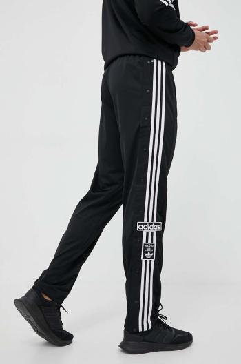 Tepláky adidas Originals ADIBREAK čierna farba, s nášivkou