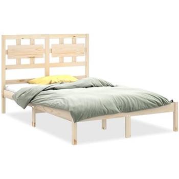 Rám postele masívne drevo 120 × 200 cm, 3105660