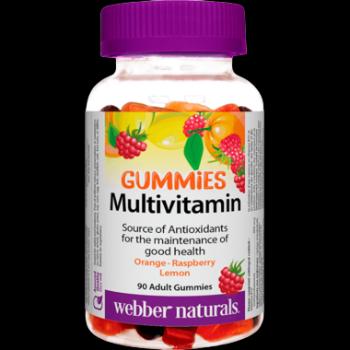 Webber Naturals Multivitamín GUMMIES z ovocia pre deti a dospelých 90 ks