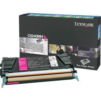 LEXMARK C5240MH - originálny toner, purpurový, 5000 strán