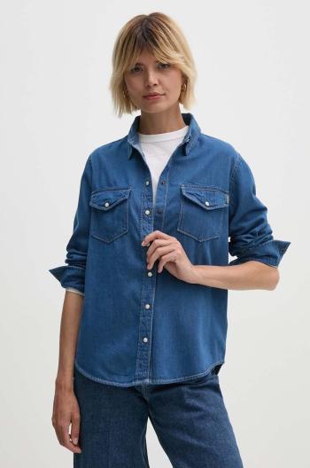 Košeľa Pepe Jeans REGULAR SHIRT dámska, regular, s klasickým golierom, PL304894HT8