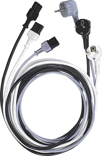 LAPP 73222334 IEC prepojovací kábel  čierna 2.50 m